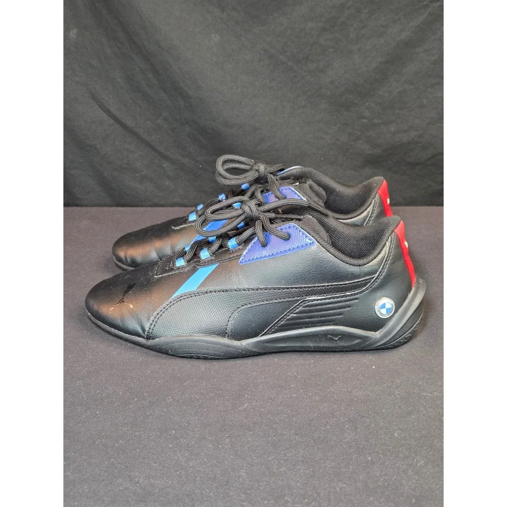 Puma BMW M1 Motorsport Drift Car Decal‎ Kids Black Sneakers Size Youth 4C